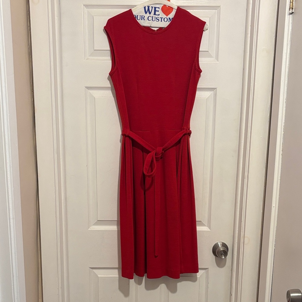 Marimekko Vibrant Red Midi Dress